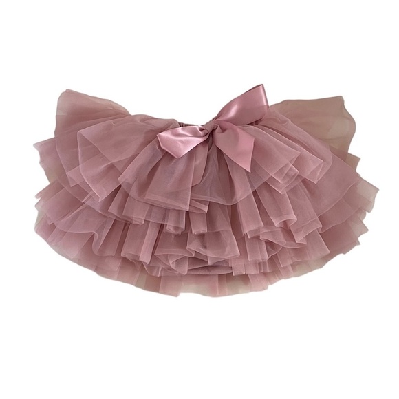 Tortoise & Rabbit Pink Ballerina Baby Toddler Tu-Tu Skirt with attached bottoms - Picture 3 of 14